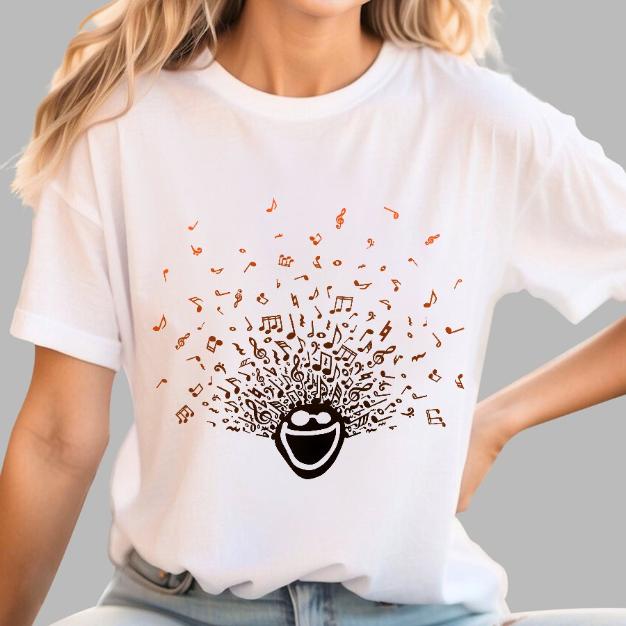 Jake Music Head Nerd Geek T-Shirt