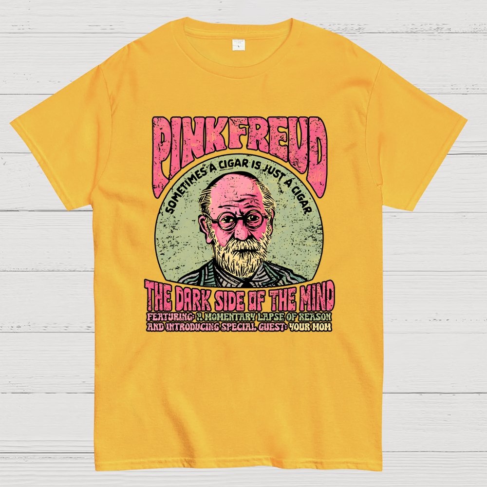 Pink Freud Geek T-Shirt