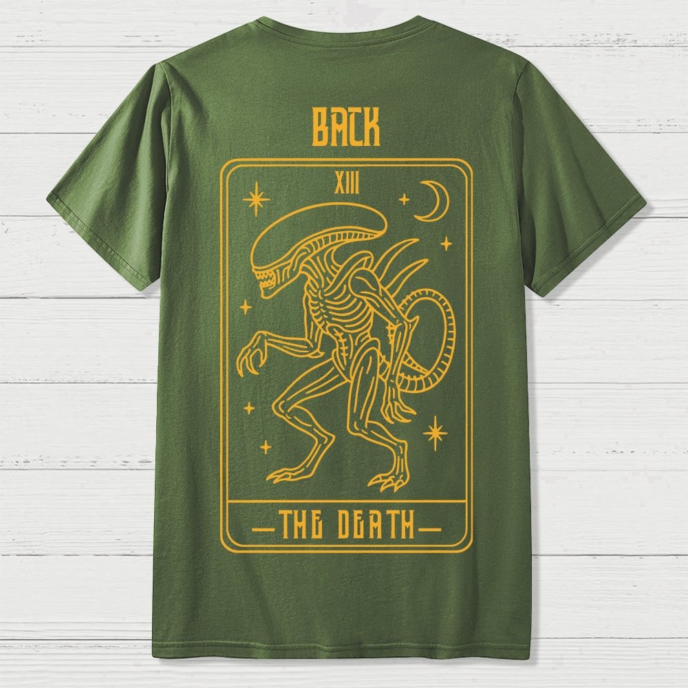 Mystery Tarot Front And Back Printing Geek T-Shirt