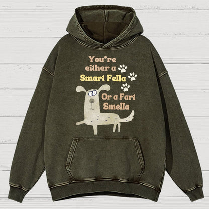 Funny Dog Puns Vintage Distressed Hoodie