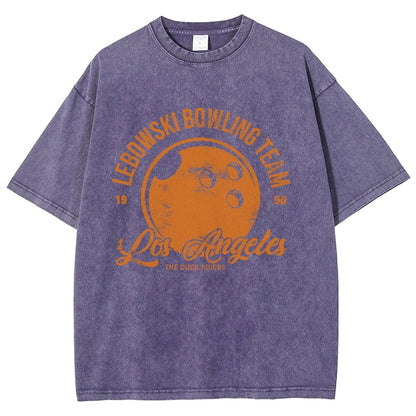 Bowling Enthusiasts Vintage Distressed T-shirt