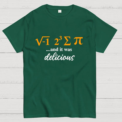 I Ate Some Pie And It Was Delicious 3.14 Pi Day Geek T-Shirt