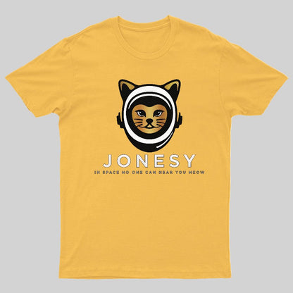Jonesy In Space No One Can Hear You Meow Geeky T-Shirt