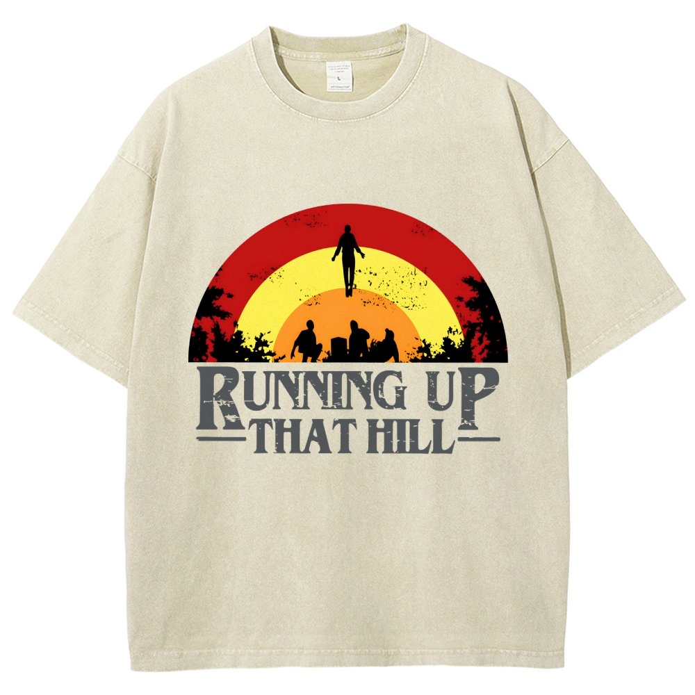 Running Up That Hill Vintage Distressed T-shirt