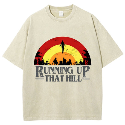 Running Up That Hill Vintage Distressed T-shirt