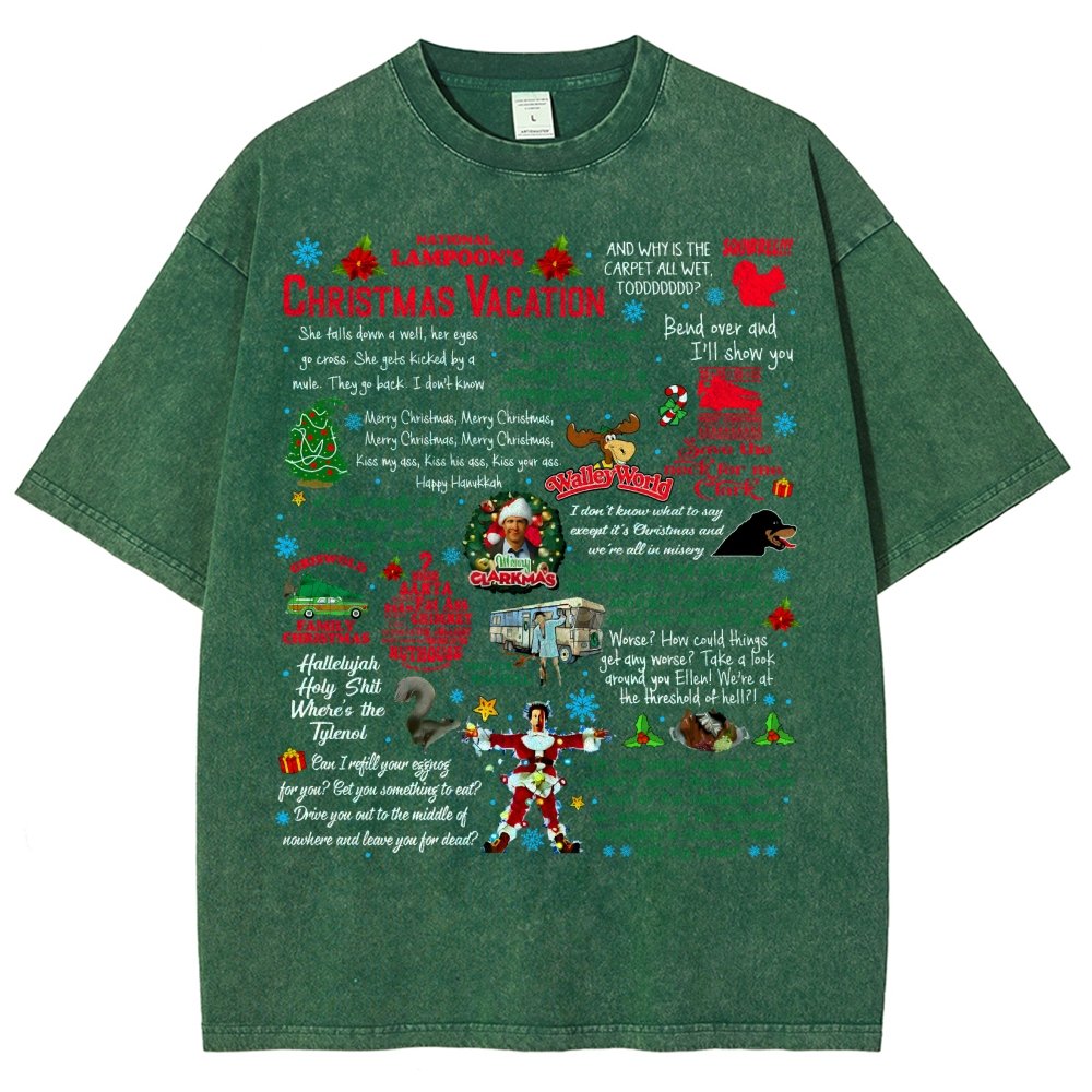 Holiday Vacation Quote Vintage Distressed T-shirt