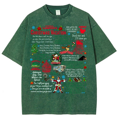 Holiday Vacation Quote Vintage Distressed T-shirt