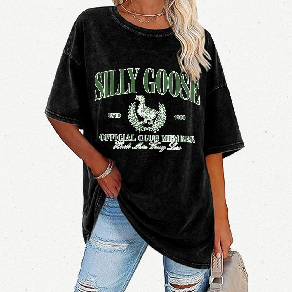 Silly Goose Official Club Vintage Distressed T-shirt