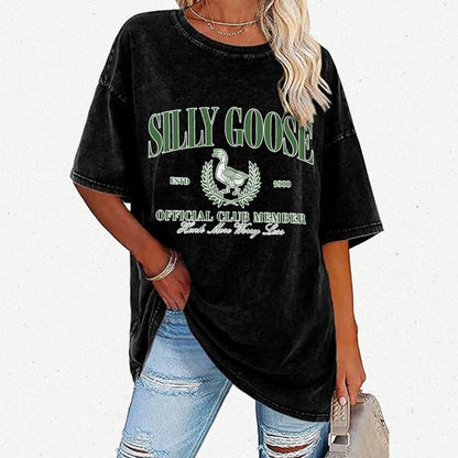 Silly Goose Official Club Vintage Distressed T-shirt