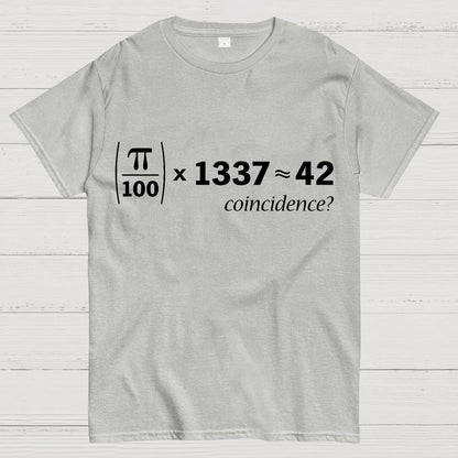 Coincidence Pi 42 Geek T-Shirt