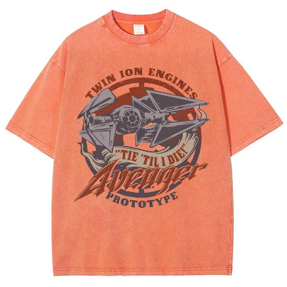 WING 'Til I Die! Vintage Distressed T-shirt
