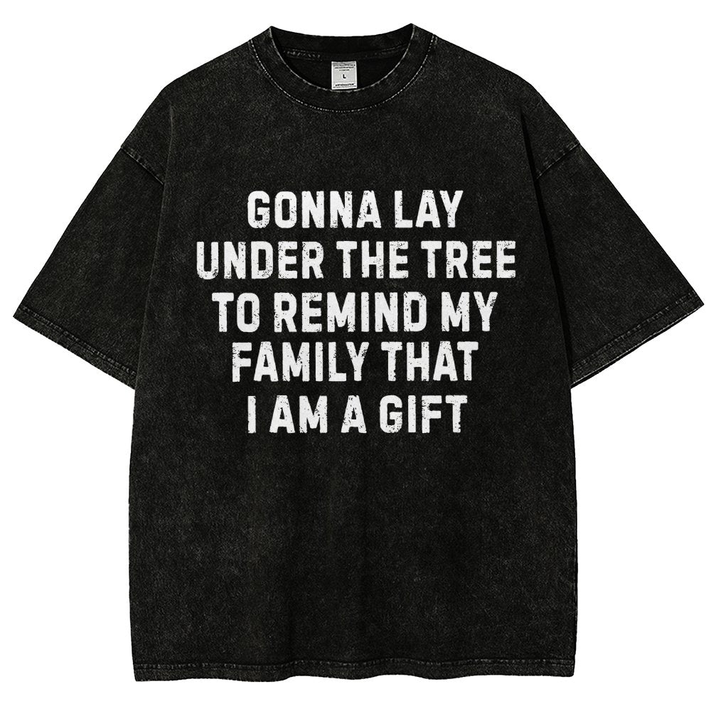 Crazy Dog Womens Funny Sarcastic Humor Christmas Vintage Distressed T-shirt