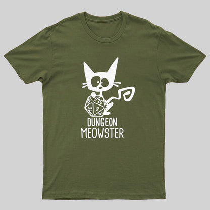 Dungeon Meowster Funny Unisex Gamer T-Shirt
