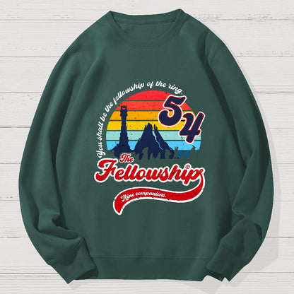 Nine Friends Geek Cotton Sweatshirt