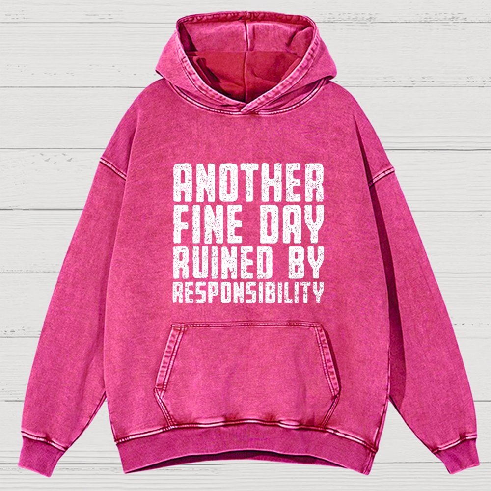 Another Fine Day Vintage Distressed Hoodie