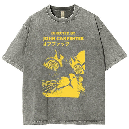 Directed by John Carpenter  Vintage Distressed T-shirt