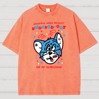 Knocked-Out! Vintage Distressed T-shirt