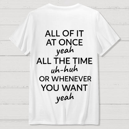 Do It Lady Front And Back Printing Geek T-Shirt