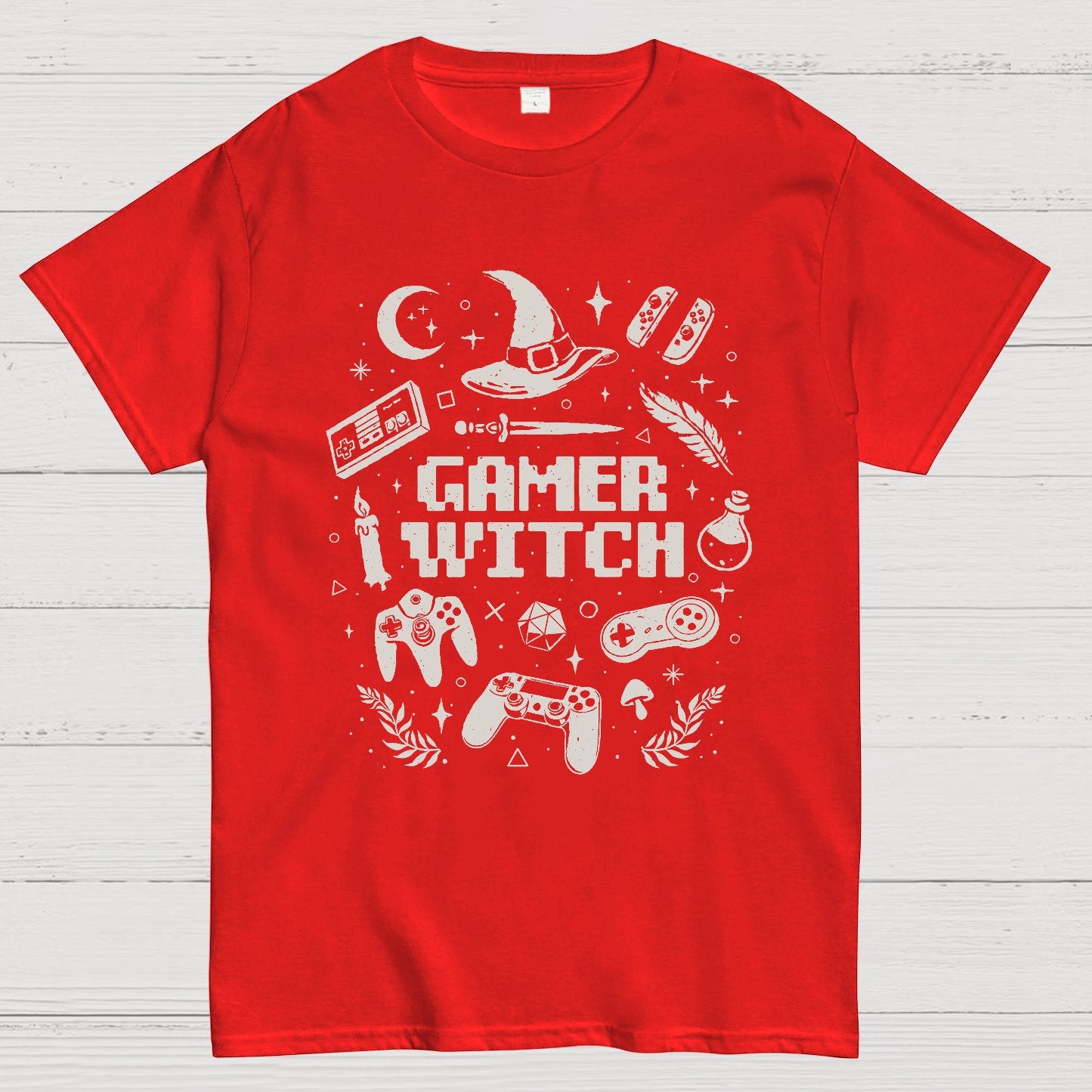Gamer Witch Geeky T-Shirt