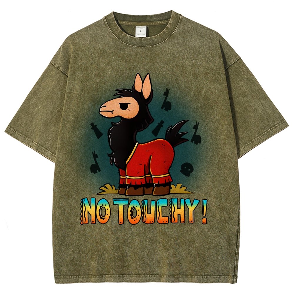No Touchy! Vintage Distressed T-shirt