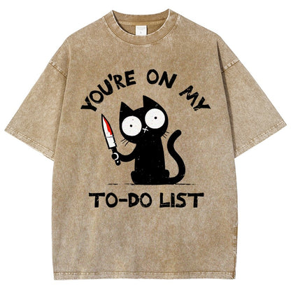 You're On My To-Do List Vintage Distressed T-shirt