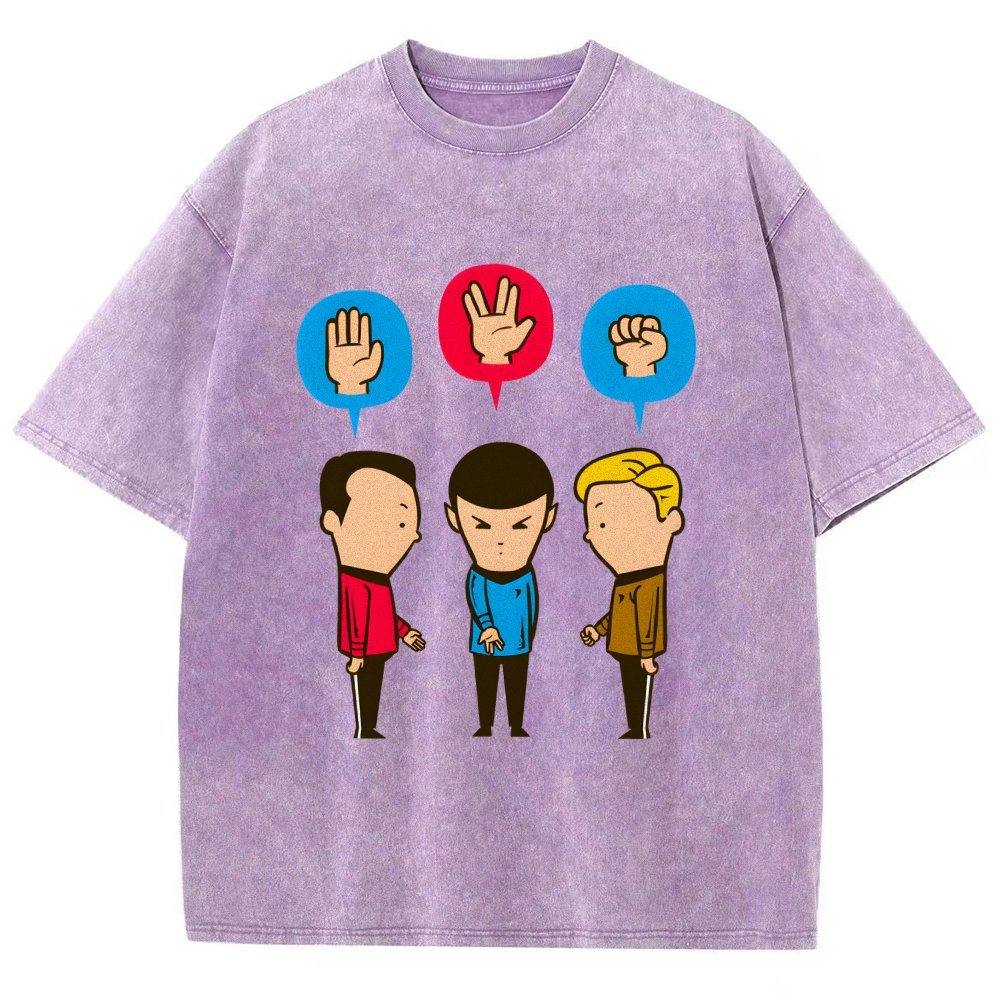 Paper – Scissors – Rock Vintage Distressed T-shirt