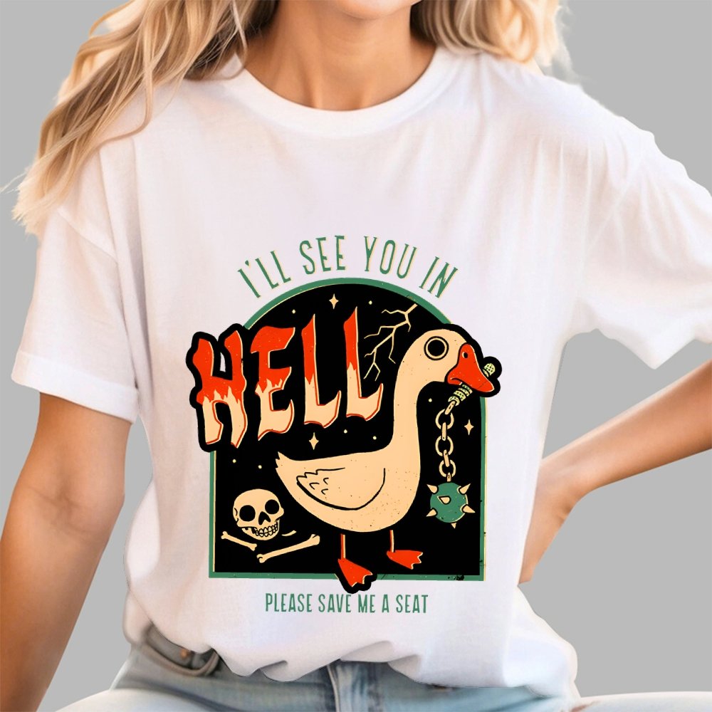 Goose Warning Unisex Geek T-Shirt