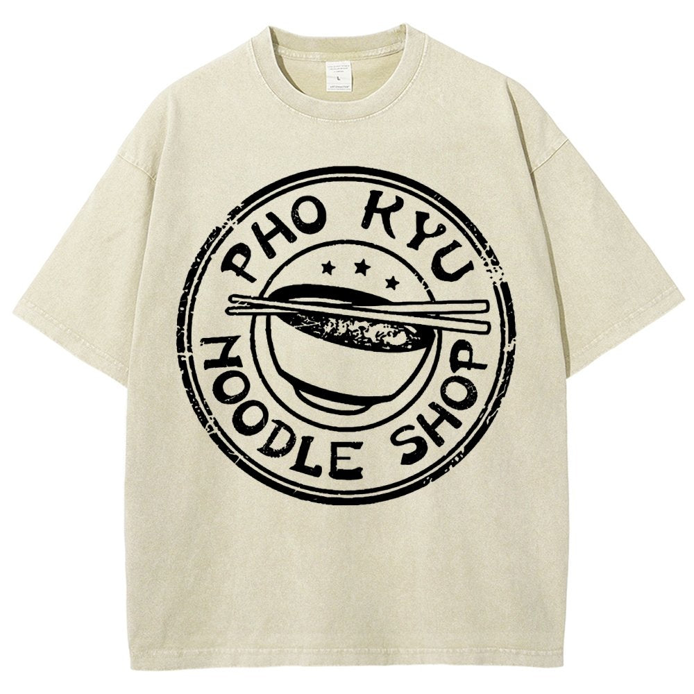 Pho Kyu Noodle Shop Vintage Distressed T-shirt