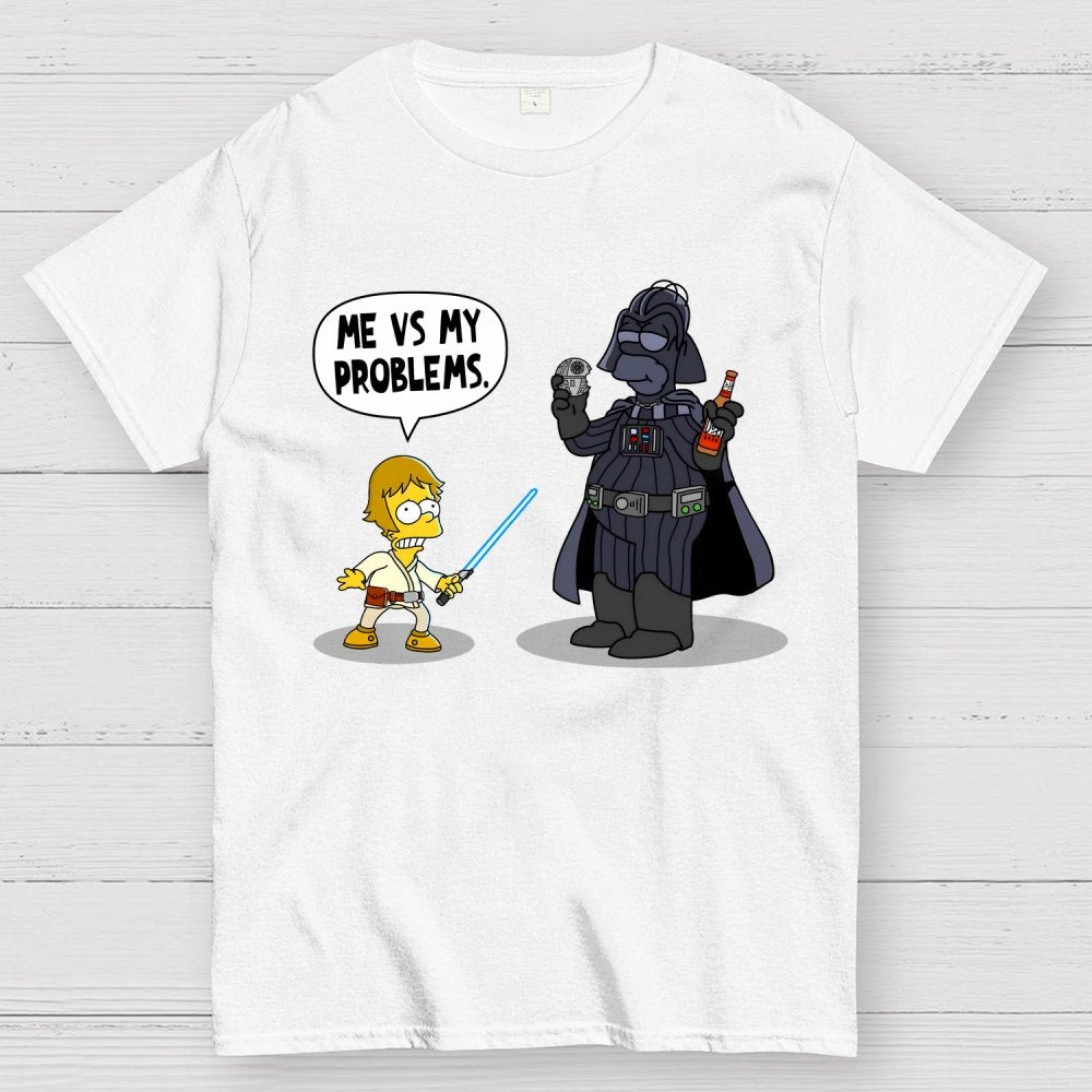 Me vs My Problems Humorous Geek T-Shirt