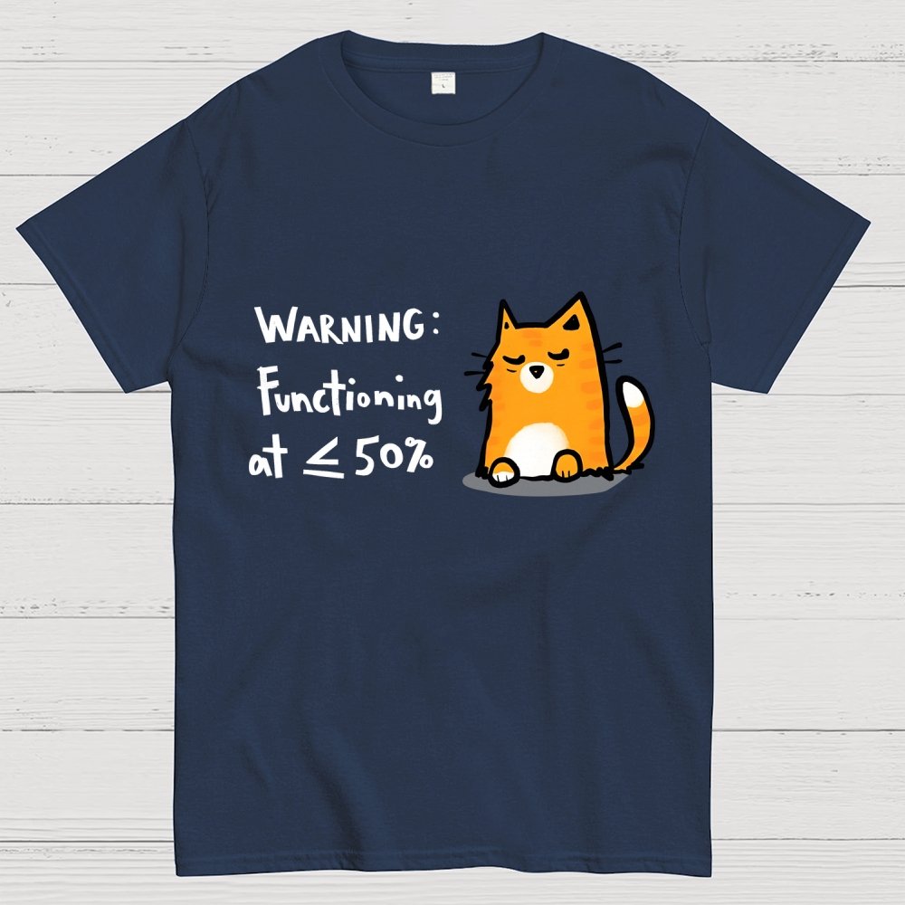 Functioning at Reduced Capacity Geek T-Shirt