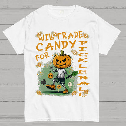Halloween Pumpkin Man Geeky T-Shirt