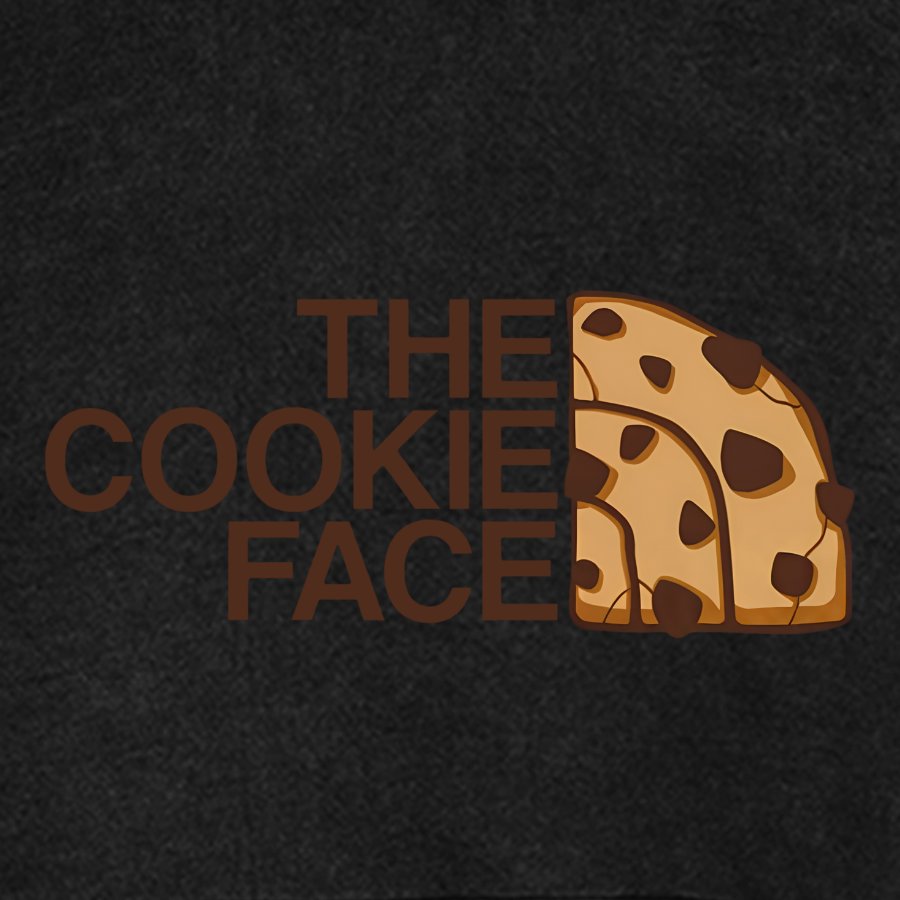 Cookie Face Vintage Distressed Hoodie