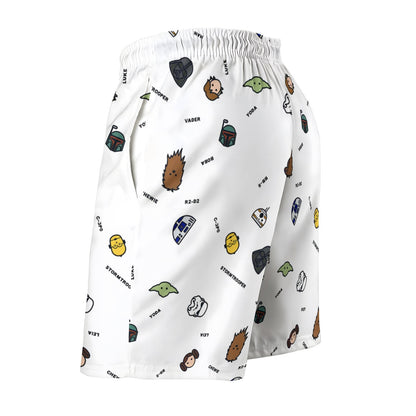 Planet Species Cute Print  Geek Shorts