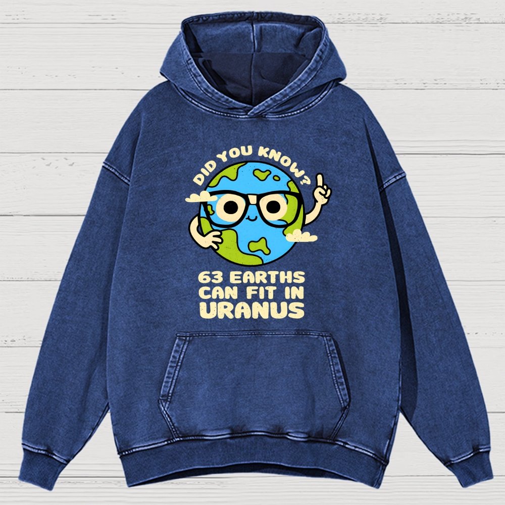 Uranus Vintage Distressed Hoodie