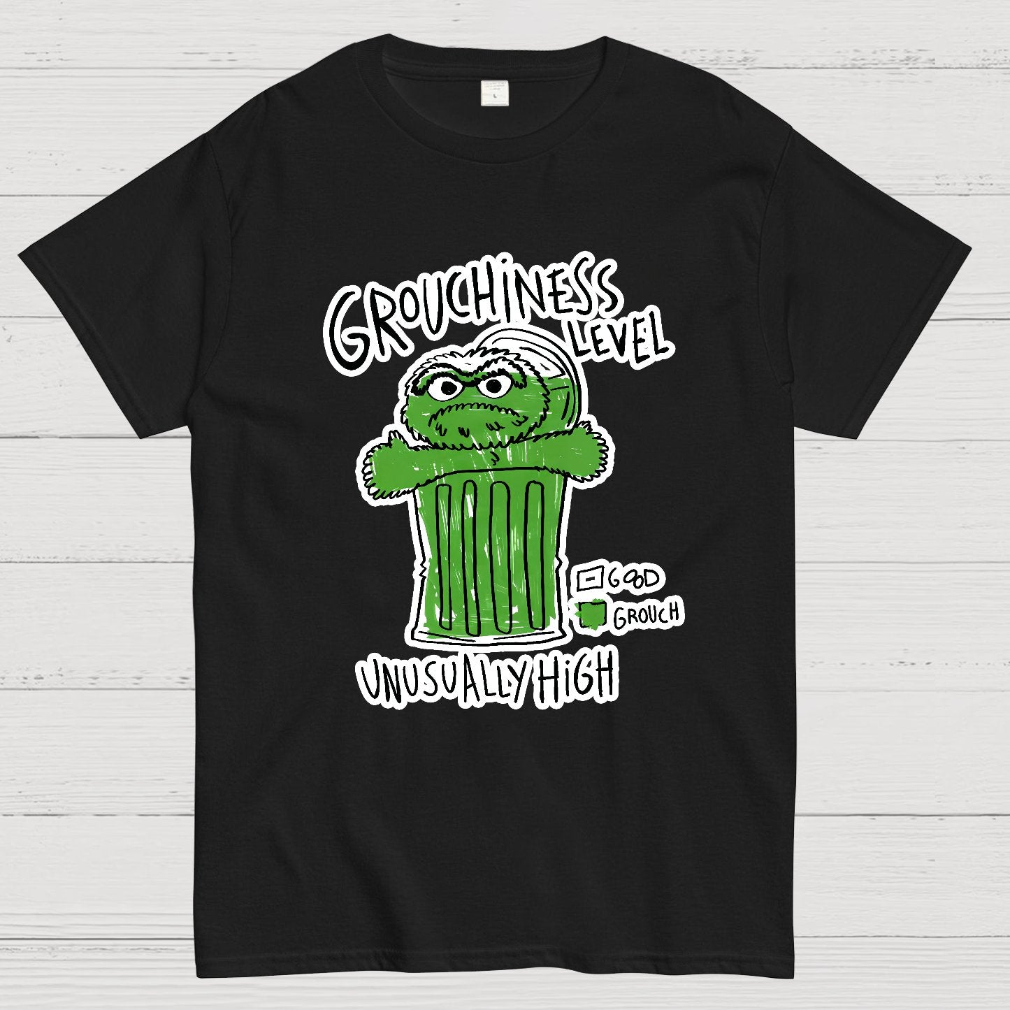 Grouchiness Level Geek T-Shirt