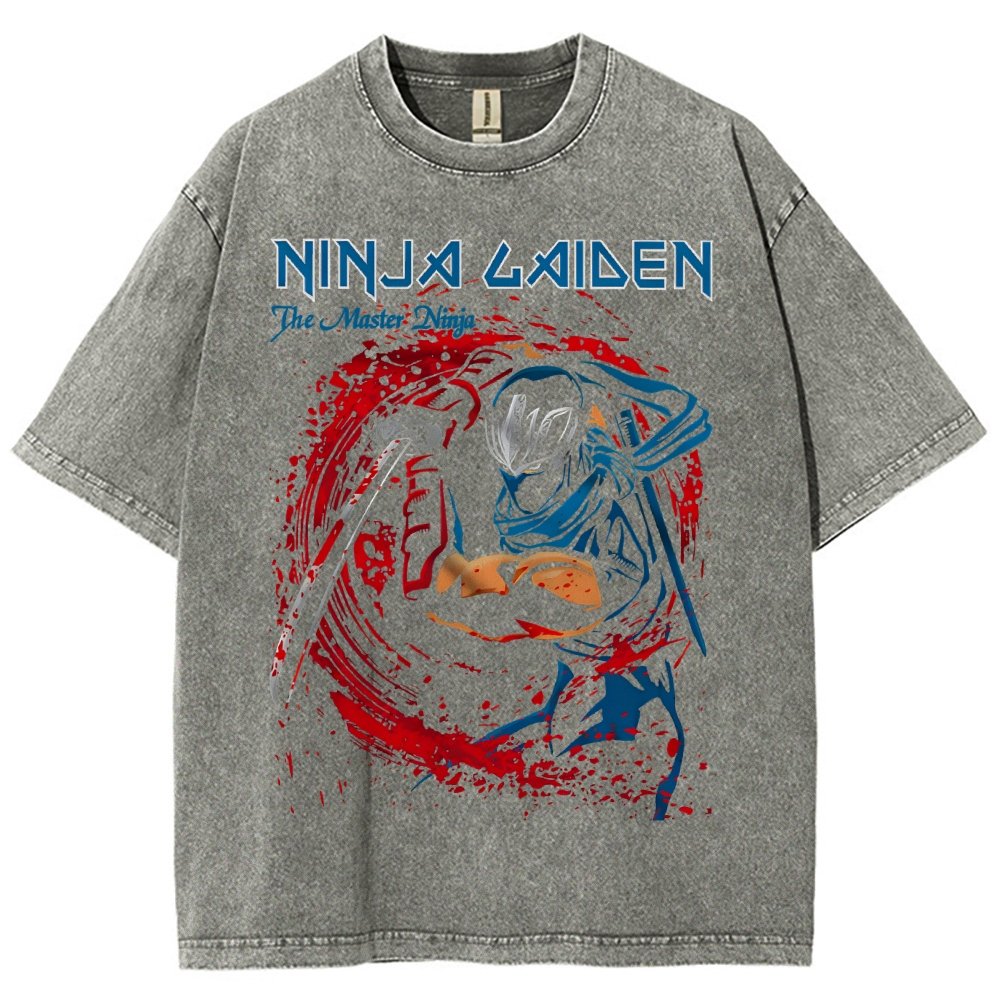Super Ninja Vintage Distressed T-shirt