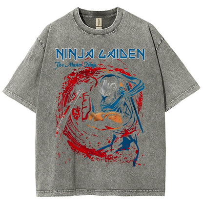 Super Ninja Vintage Distressed T-shirt