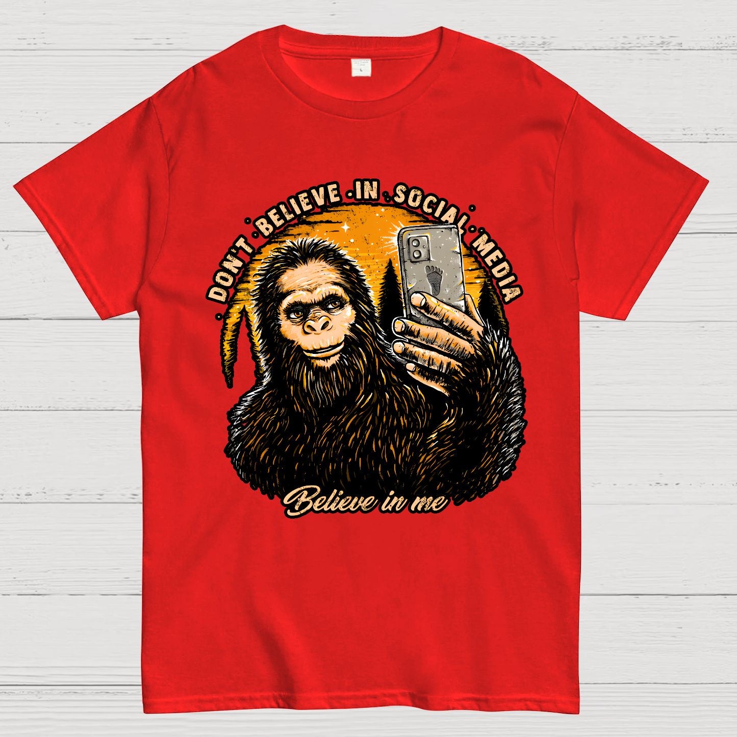 Don't Believe In Social Media Believe In Me Geek T-Shirt