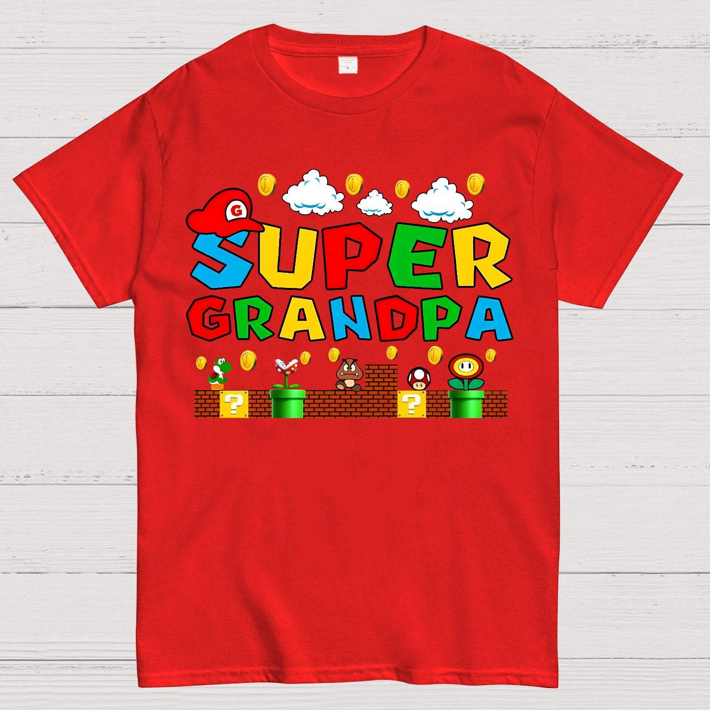 Super Grandpa Geek T-Shirt