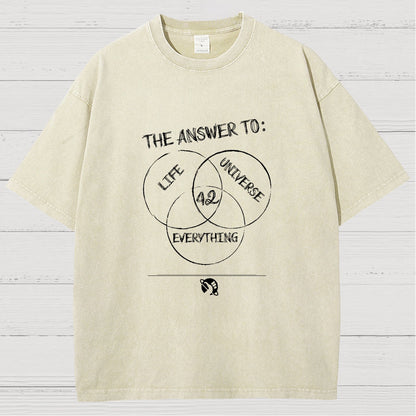 Diagram Of Everything Vintage Distressed T-shirt
