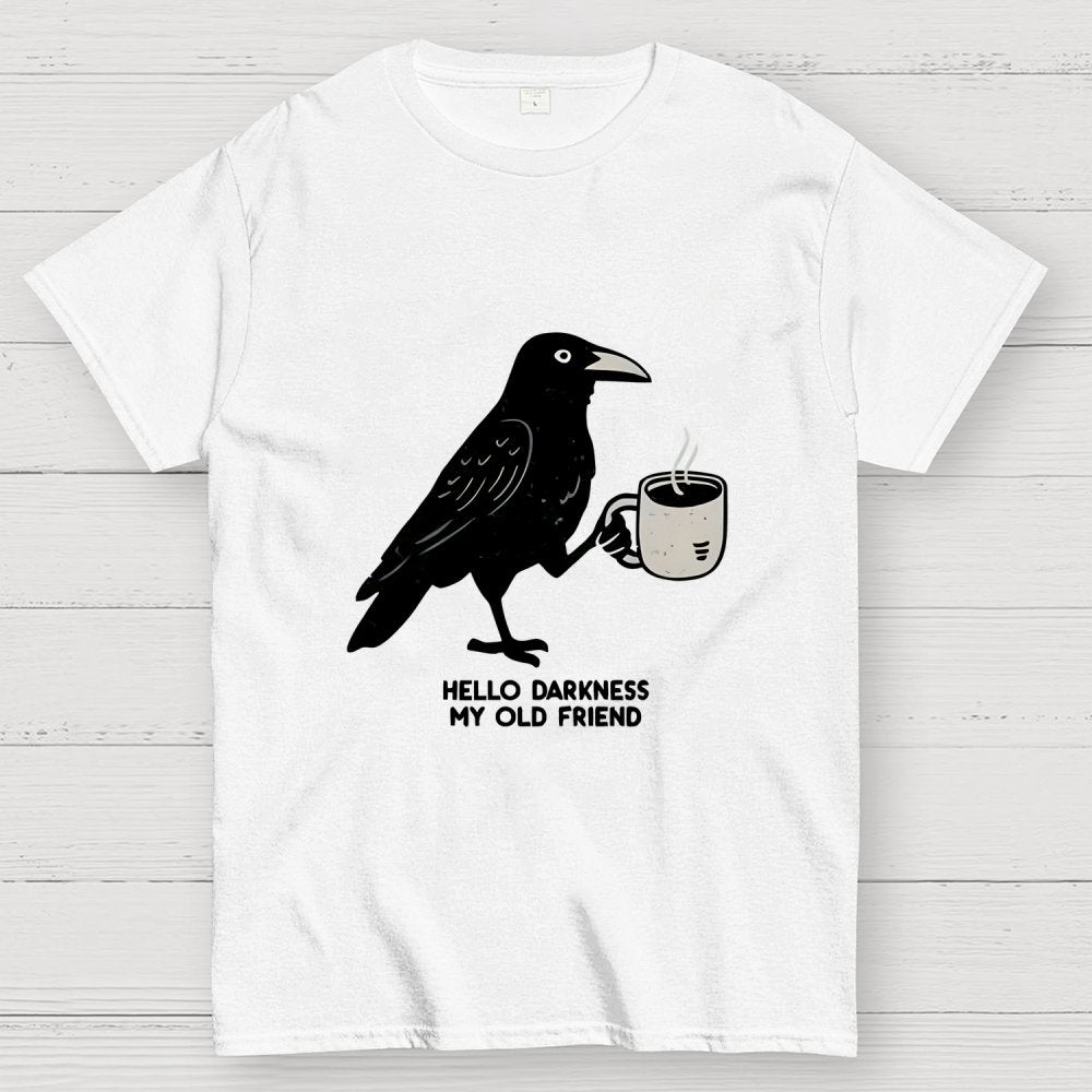 Raven Crow Coffee Unisex Geek T-Shirt
