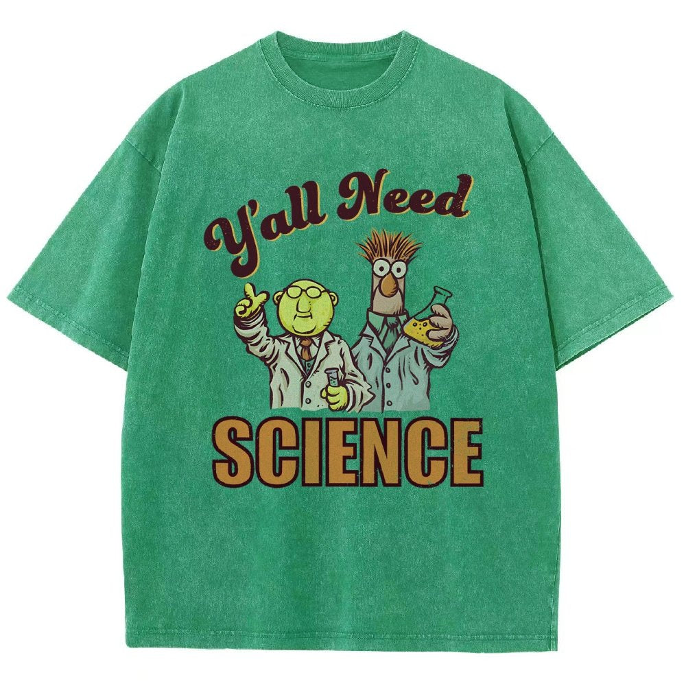 Y'all Need Science Vintage Distressed T-shirt