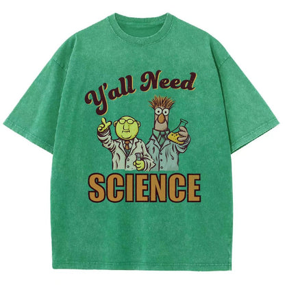 Y'all Need Science Vintage Distressed T-shirt