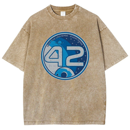 42- The Answer Vintage Distressed T-shirt