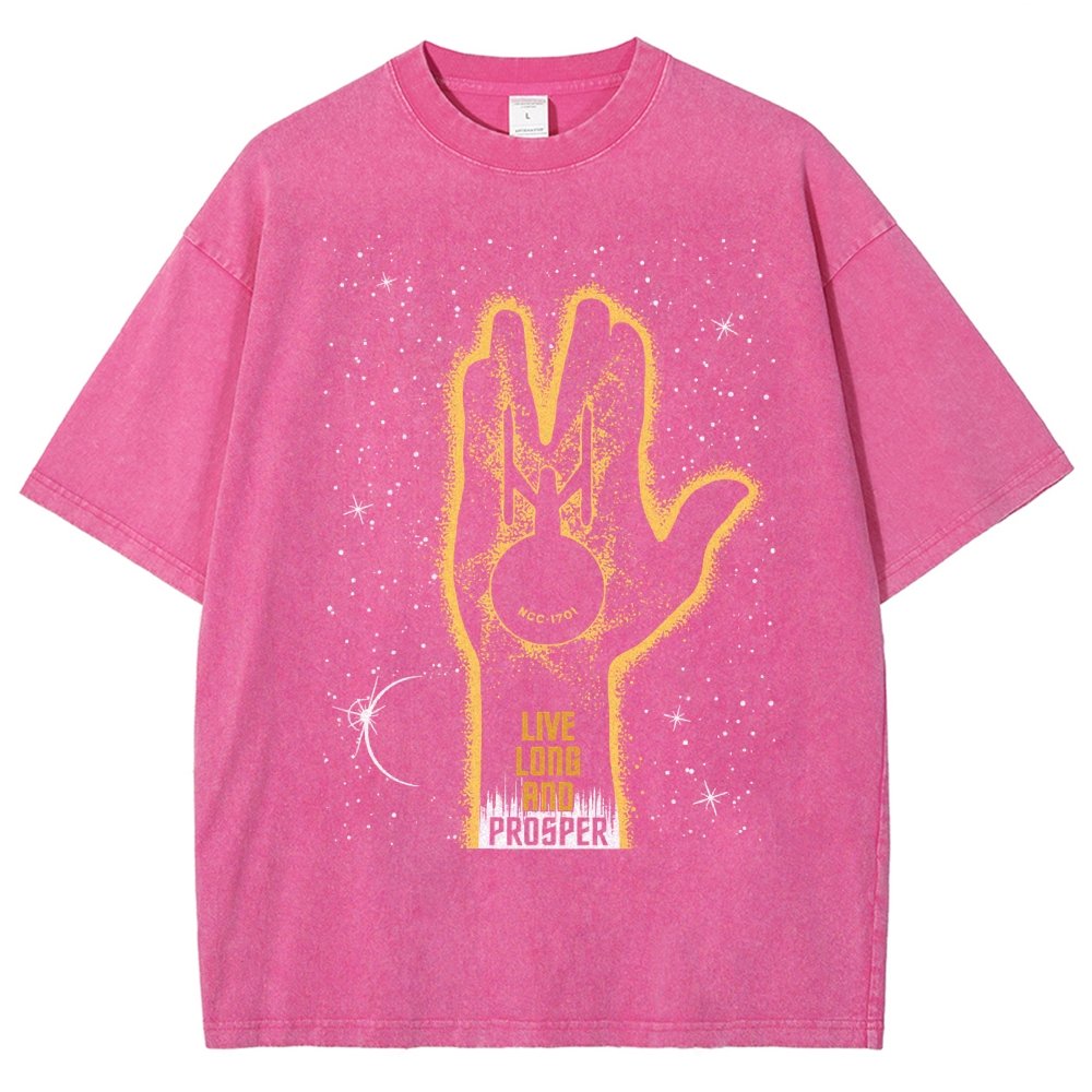 Live long and prosper Vintage Distressed T-shirt