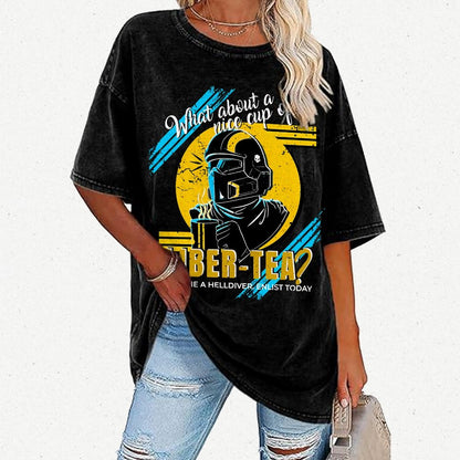 What About A Cup Of Liber-Tea Vintage Distressed T-shirt