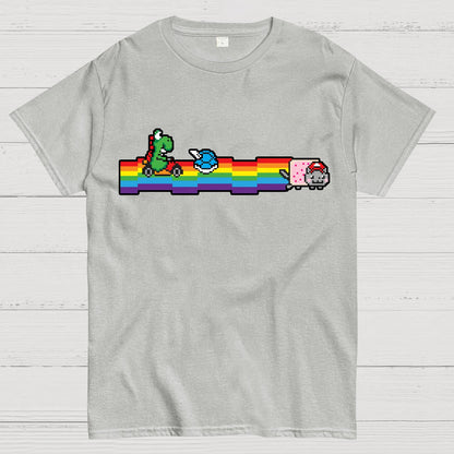Rainbow Kart Geek T-Shirt