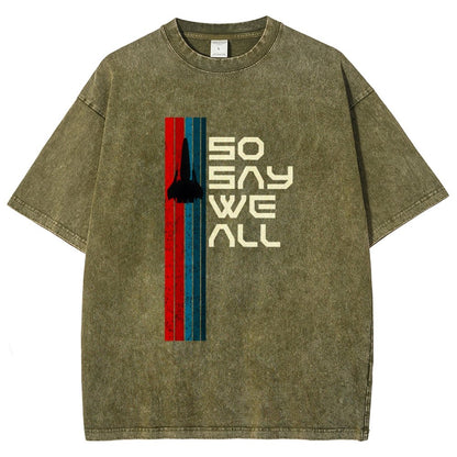 So Say We All Vintage Distressed T-shirt