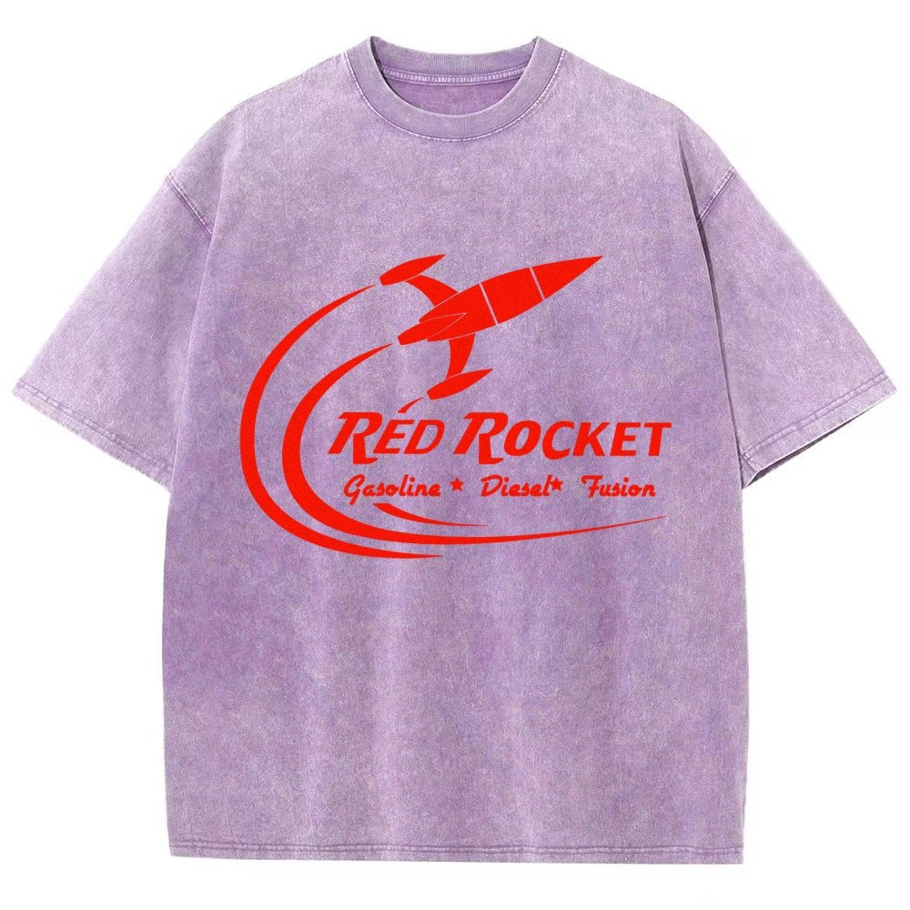 Red Rocket Fuel Vintage Distressed T-shirt