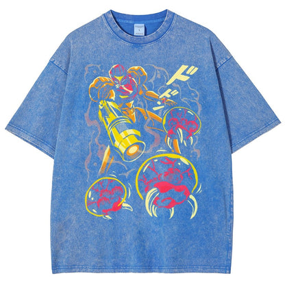 LARVA SWARM Vintage Distressed T-shirt